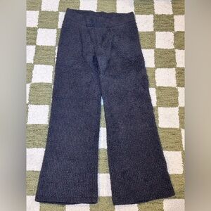 Aerie Fuzzy Sweater Wide Leg Pants